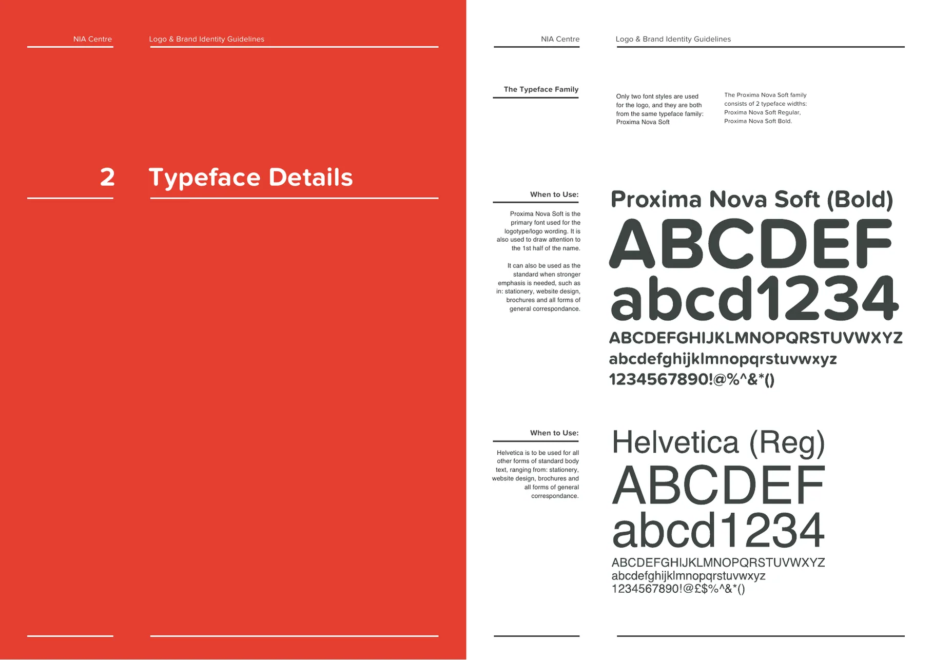Pantone specifications and approved color pairings across the identity.